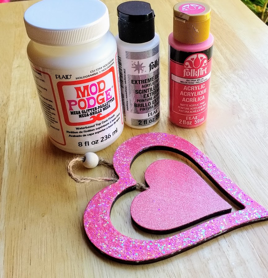 A Passion For Cards: Mod Podge Mega Glitter and Folk Art Extreme Glitter  Paint - Plaid Crafts